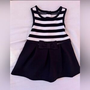 Striped Black and White Dress (3-6 Month)